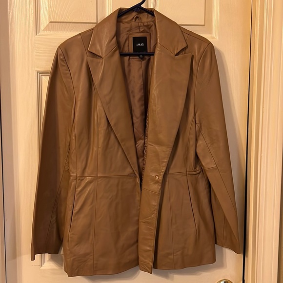 JLC New York  Leather Jacket - Picture 1 of 2